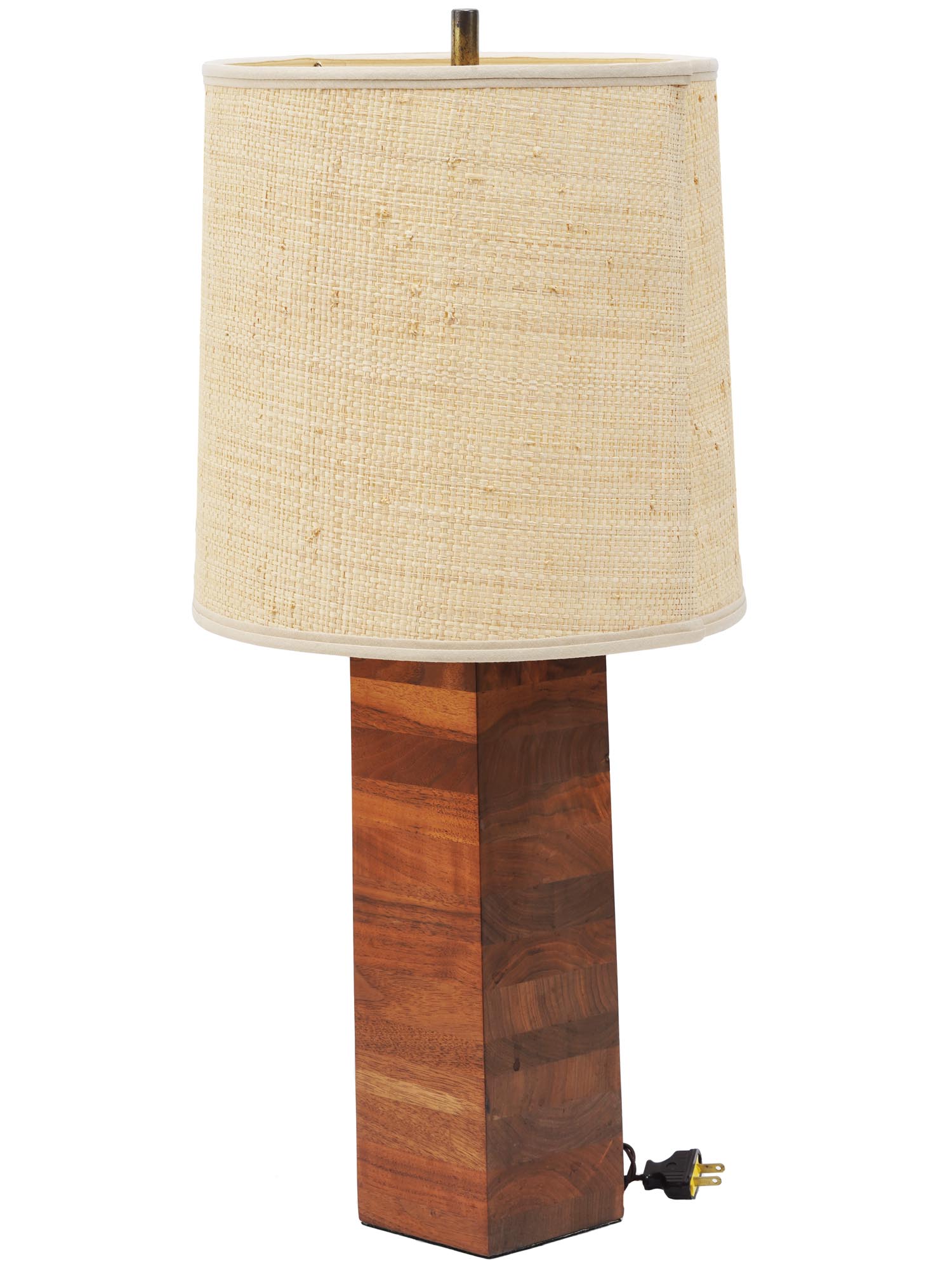 MODERN DESIGNER WOODEN TABLE LAMP WITH A SHADE PIC-0